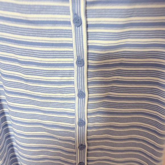 Wild Fable Sleeveless Button-Front Ribbed Mini Skater Dress Size L NWT - Picture 6 of 8